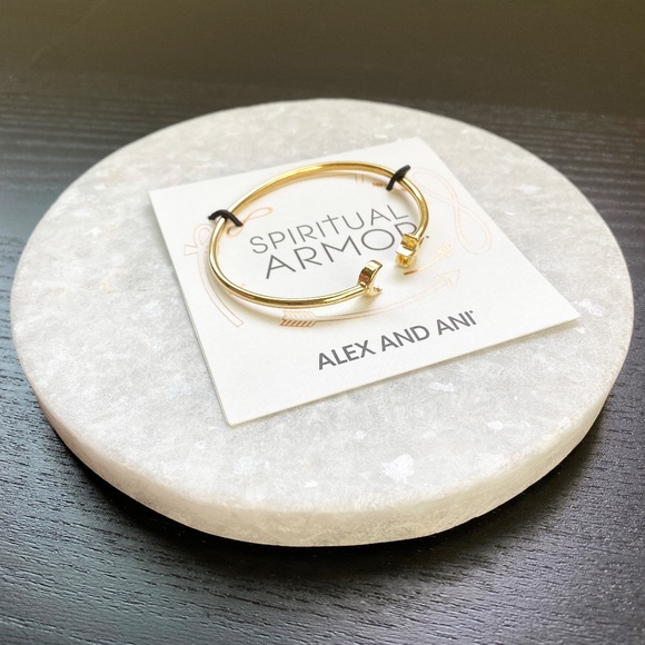 NEW Alex and Ani Moon and Star Cuff Bracelet - Picture 2 of 4